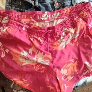 Floral Pink Swim Shorts